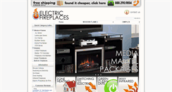 Desktop Screenshot of electric-fireplaces.com